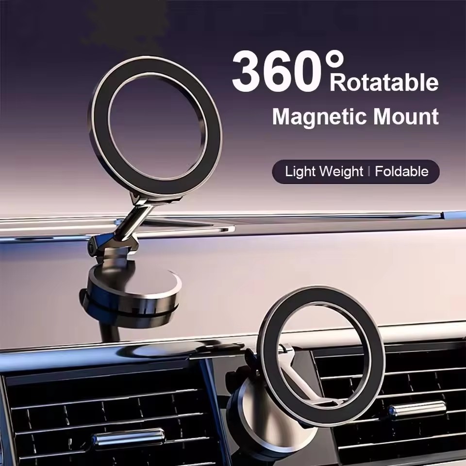 Car Phone Holder - MagSafe 360용 접이식 자석 차량용 휴대폰