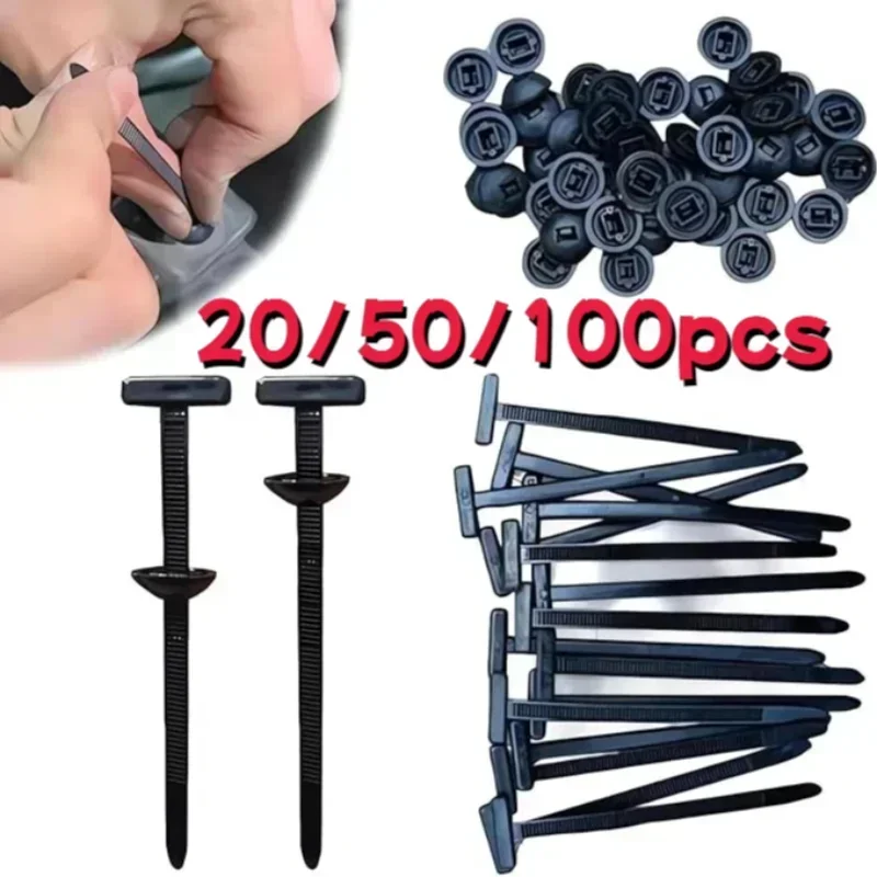 5-200개 나일론 케이블 타이 버클, 헤비 듀티 셀프 - Car Cable Organizer 리뷰 및 가격