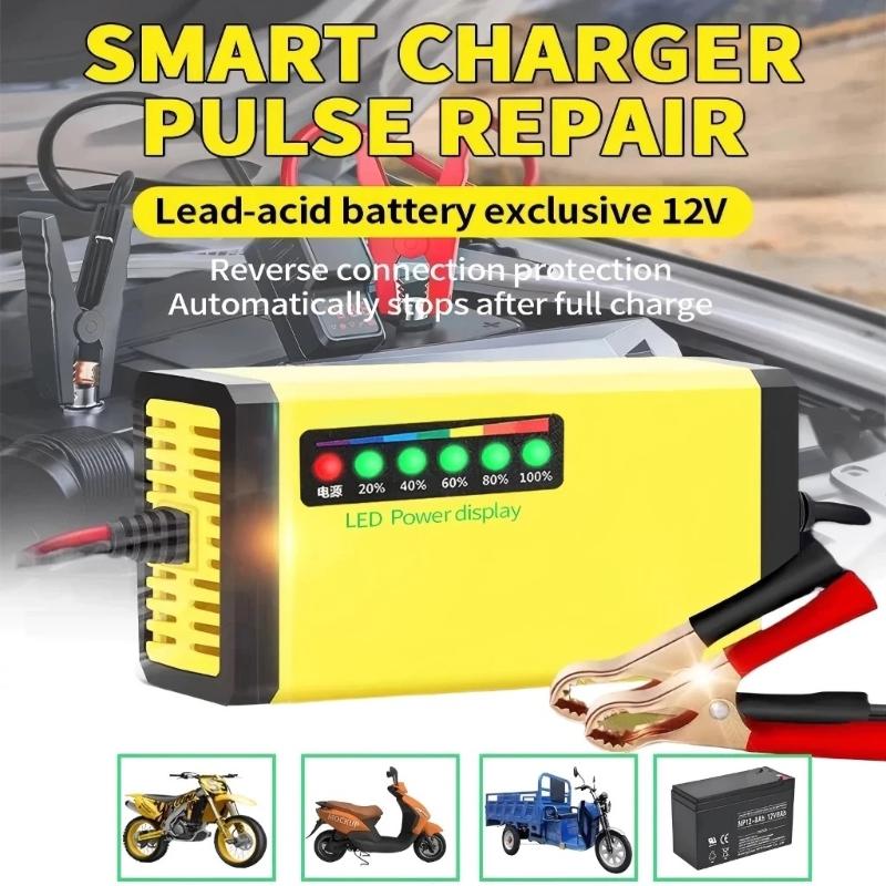 12V 4AH-20AH 차량용 배터리 충전기, 220V - Car Charger 리뷰 및 가격