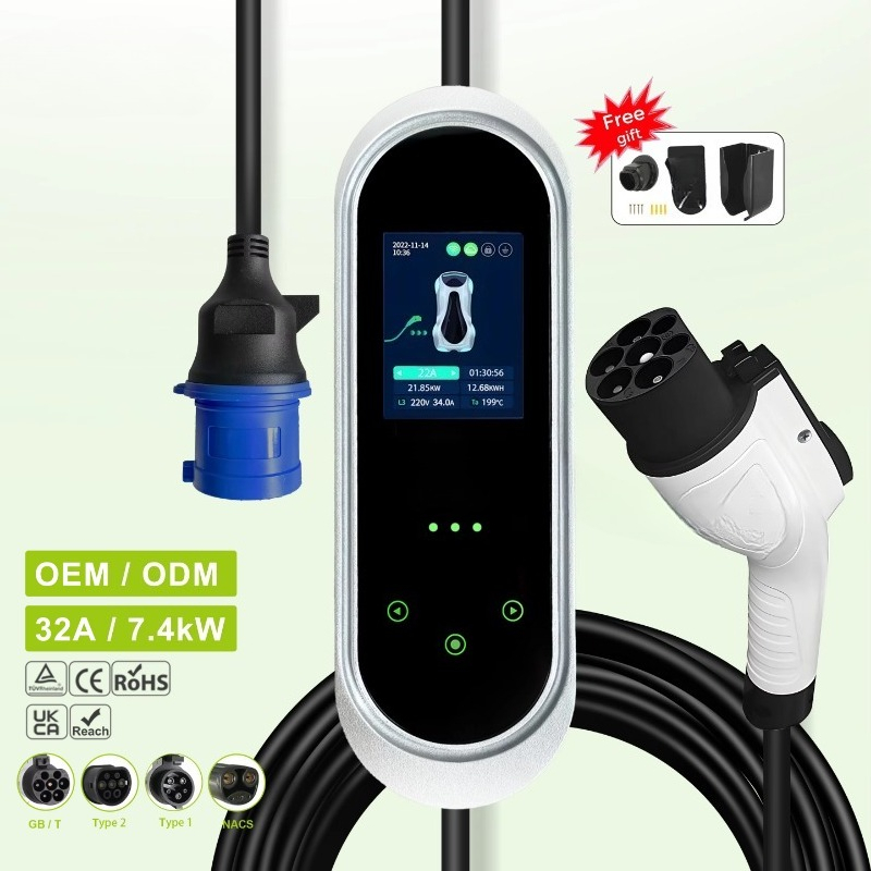 휴대용 EV 충전기 GB/T 고품질 전기차 충전소 32 - Car Charger 리뷰 및 가격