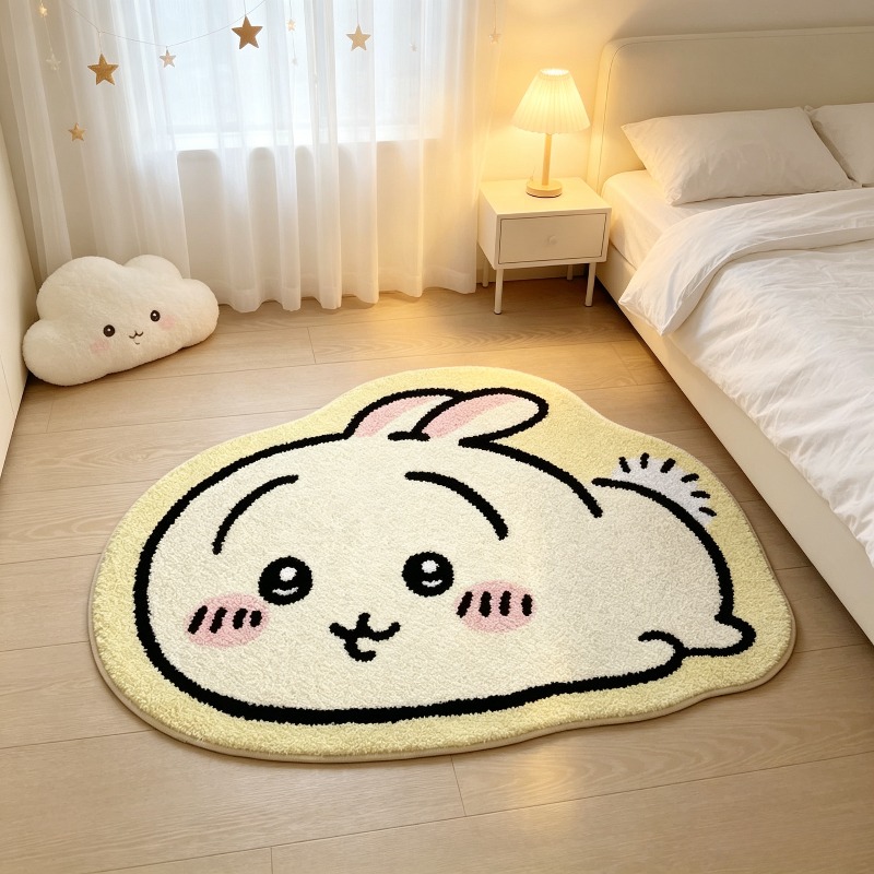 -치이카와！！！ 만화 러그 애니메이션 하치와레 우사기  - Car Floor Mat 리뷰 및 가격