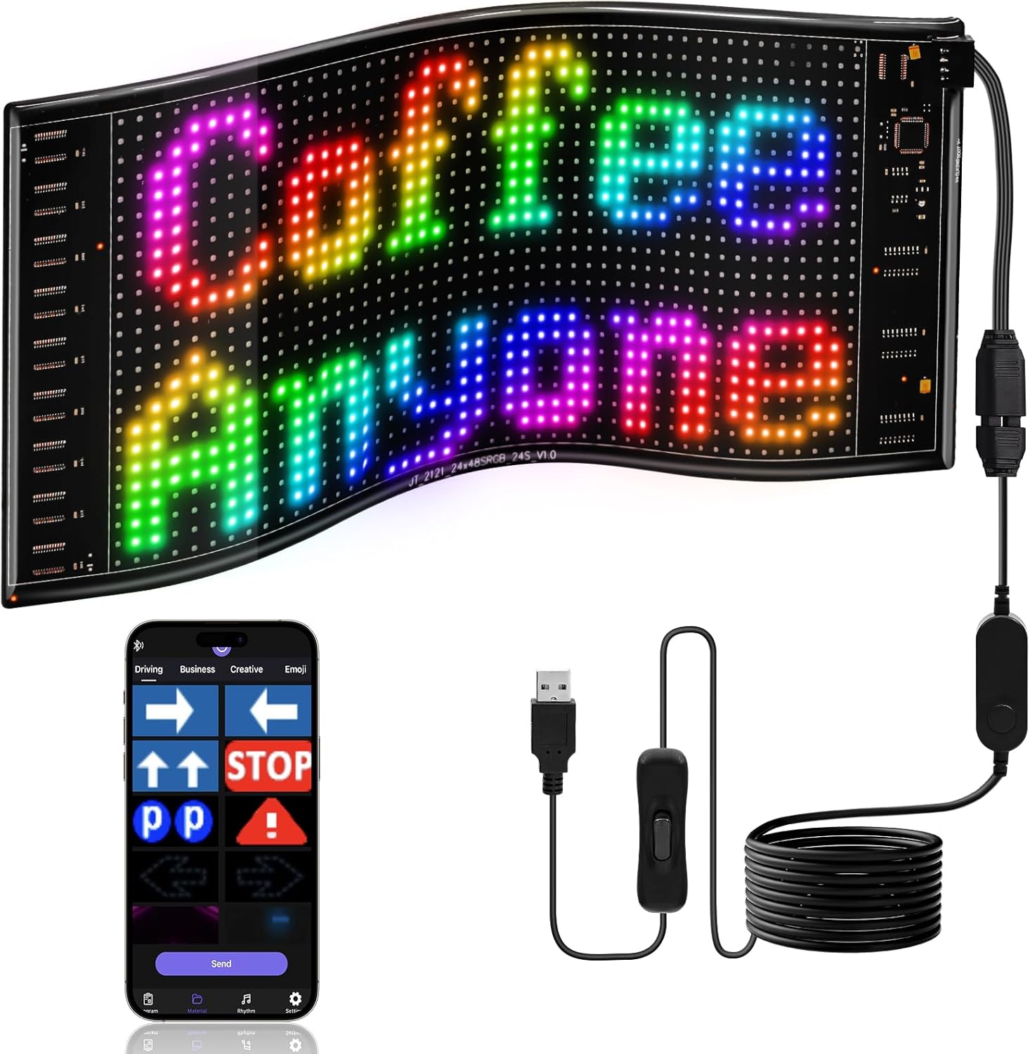 LED DIY 매트릭스 픽셀 패널 LED 디스플레이 트 - Car Led Light 리뷰 및 가격