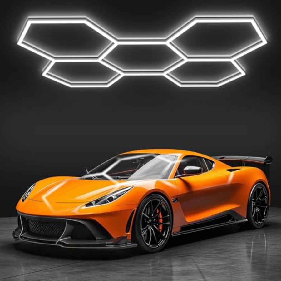 육각형 차고 조명, LED 허니콤 천장 조명, 192W - Car Led Light 리뷰 및 가격