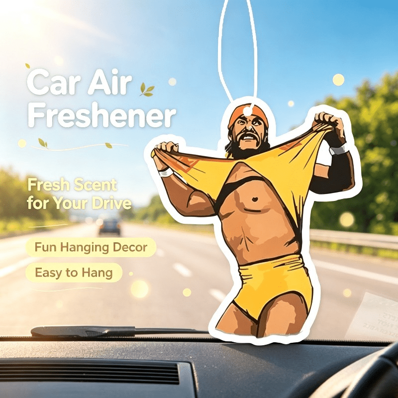 자동차 방향제 레트로 레슬러 캐릭터 향기 카드 자동차  - Car Air Freshener 리뷰 및 가격