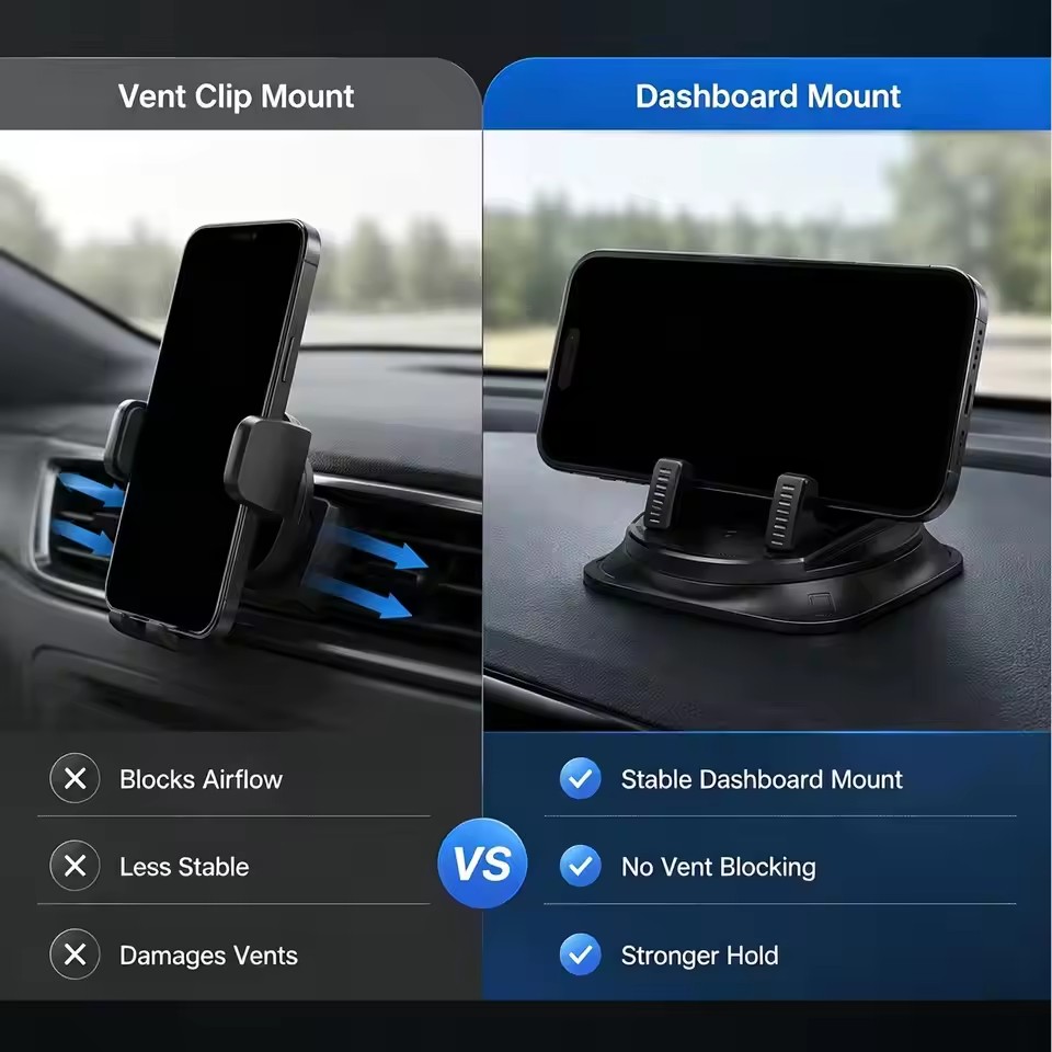 360 °   차량용 휴대폰 거치대 미끄럼 방지 실리콘 - Car Phone Holder 리뷰 및 가격
